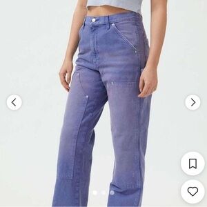 Urban Outfitters BDG distressed purple carpenter jeans Sz 28 Y2K